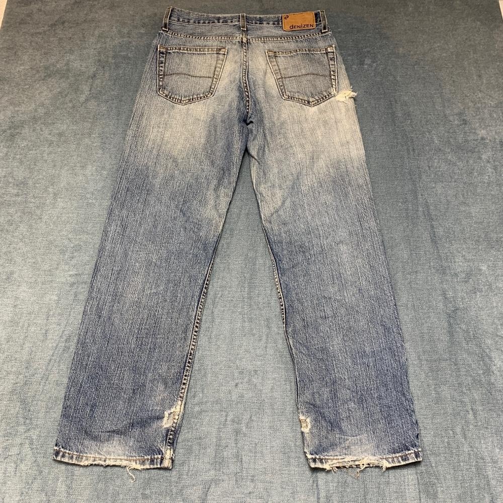 Denizen From Levi's 285 Jeans Women 29x30 Blue Denim Cotton Relaxed Straight Leg